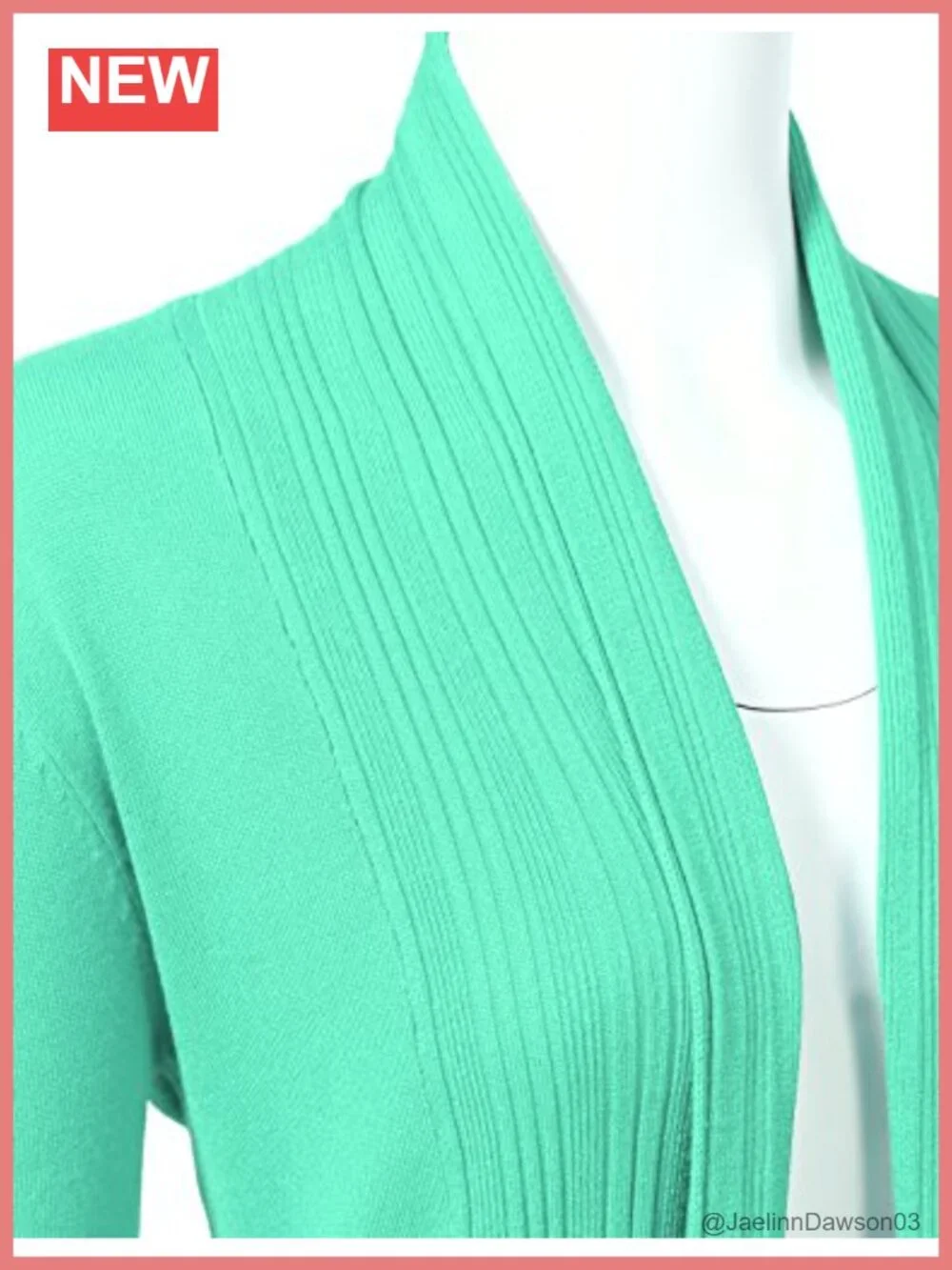 Women's Long Open-Front Cardigan Sweater with Pockets